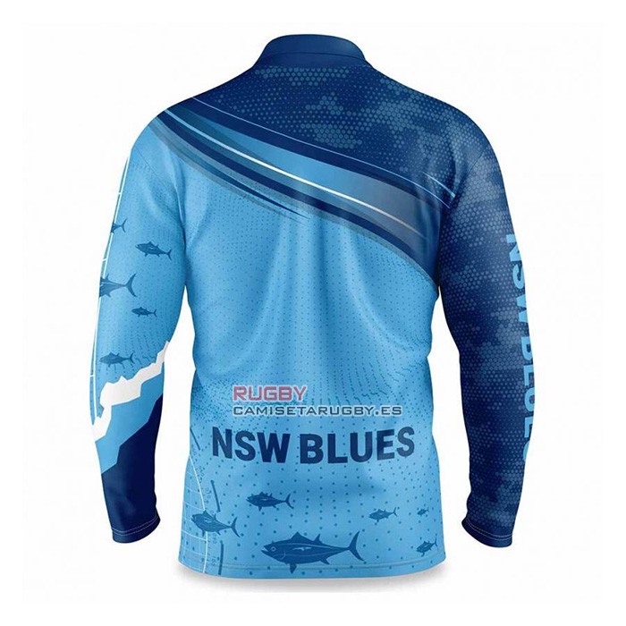 Camiseta NRL NSW Blues Rugby 2022 Fish Finder